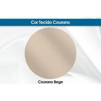 Poltrona Reclinável p/ Sala Atlanta Pietra Zero Wall c/ Giro e Balanço Courano Bege - Probel - 8