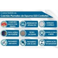 Colchão Casal Espuma D23 Confortex 138x188x14 - Plumatex