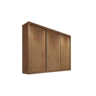 Guarda Roupa Casal Natus Freijo Cumaru 3 Portas de Correr 6 Gavetas MDF