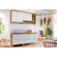 Cozinha Completa Burguesa Premium 4 Peças (2 Armários + 2 Balcões) C4P16 Freijo/Grafite - Nesher - 7