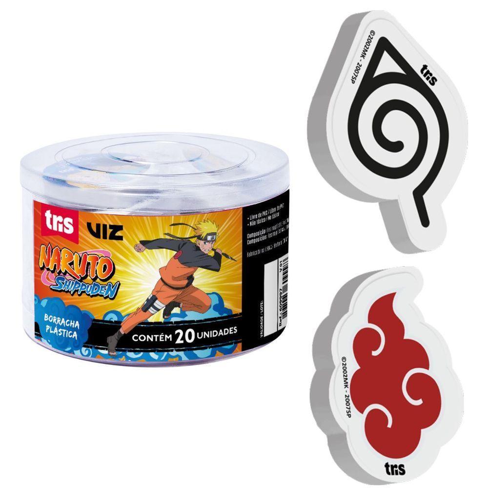 Borracha Escolar Top Naruto Shippudem - 1 Unidade - Tris - 6