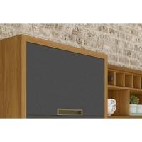 Módulo Cozinha Nesher Imperatriz Paneleiro Torre Quente 2Fornos c/1 Pta e 3Gavs 70cm Freijo/Off White-Nesher - 5