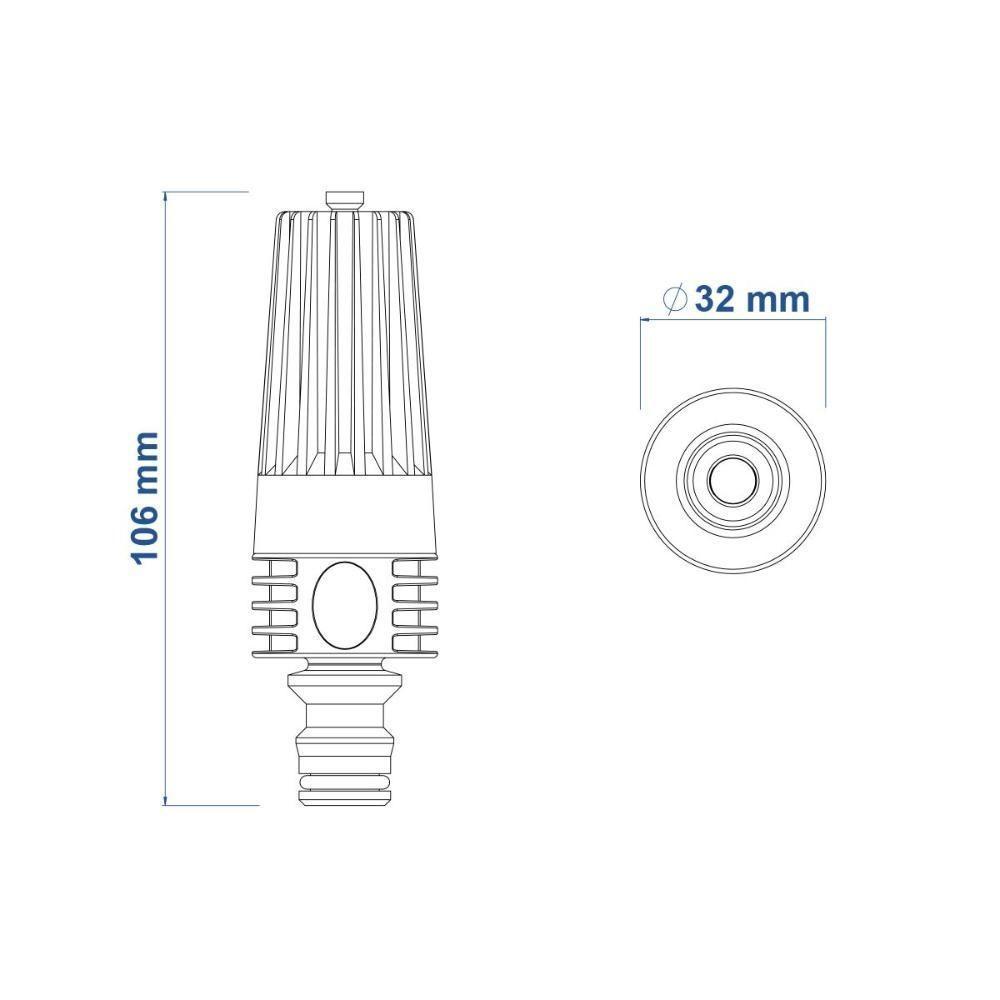 Esguicho Para Engate Rápido Tramontina Com Jato Reguláve - 4