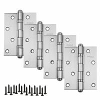 Dobradiça Porta Pado 4030 Inox Escovada Rolamentada 4 Peças - 6