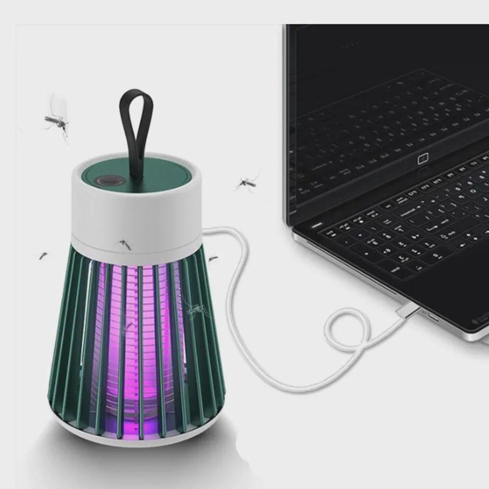 Luminária Lâmpada Led Com Alça Repelente Elétrico Armadilha Luz Ultravioleta - 7