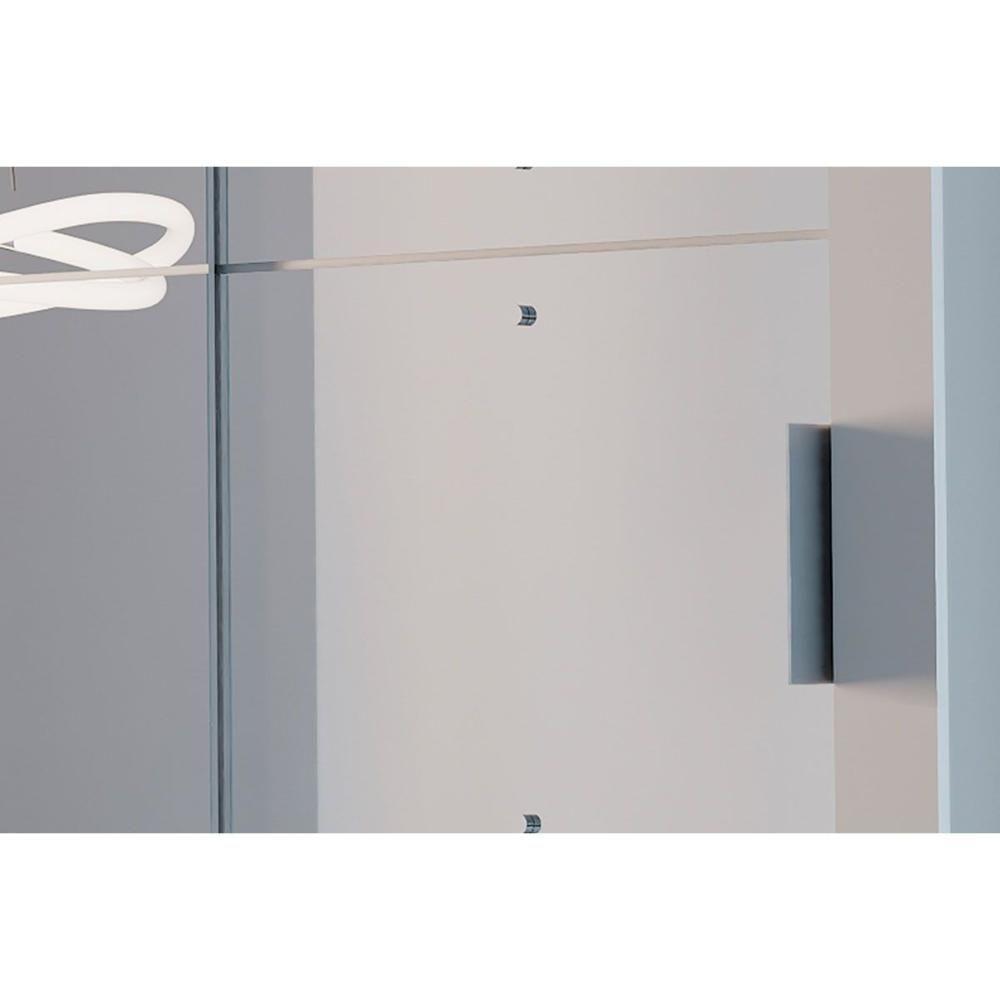 Guarda Roupa Casal 3 Portas De Correr E 4 Gavetas C/ Espelho E Pés Veneza Gold Branco - Rufato - 6