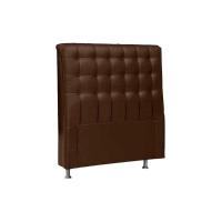 Cabeceira Cama Box Estofada Solteiro Solteiro Dama Plus Solteiro - Courano Cacau - Simbal - 1