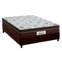 Conjunto Box Casal: Colchão Molas Probel MasterPocket Ensacadas ProDormir Miami + Base CRC Suede Brown(138x188) - 1