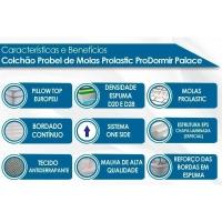 Conjunto Box Solteiro: Colchão Molas Probel MasterPocket Ensacadas ProDormir Pallace + Base CRC Suede Brown(88x188) - 3