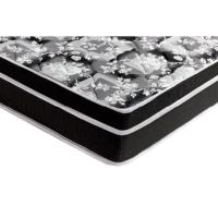 Conjunto Box Baú Queen: Colchão Espuma Luckspuma D45 Gran Luck Pro + Base CRC Suede Black(158x198) - 5