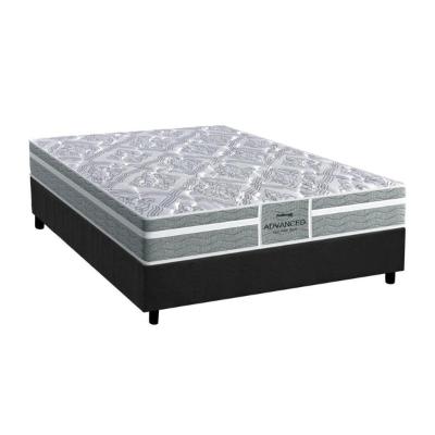 Conjunto Box Casal: Colchão Anatômico Probel D28/EP Advanced Tech1000 Plus + Base CRC Suede Gray(138x188)