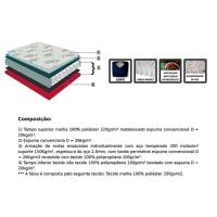 Conjunto Box Solteiro: Colchão Molas Orthoflex Masterpocket Ensacadas Starflex Black + Base Crc Suede Black(88x188) - 3