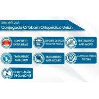 Cama Box Conjugado Casal: Colchão Ortopédico Union 138x188 Ortobom - 7