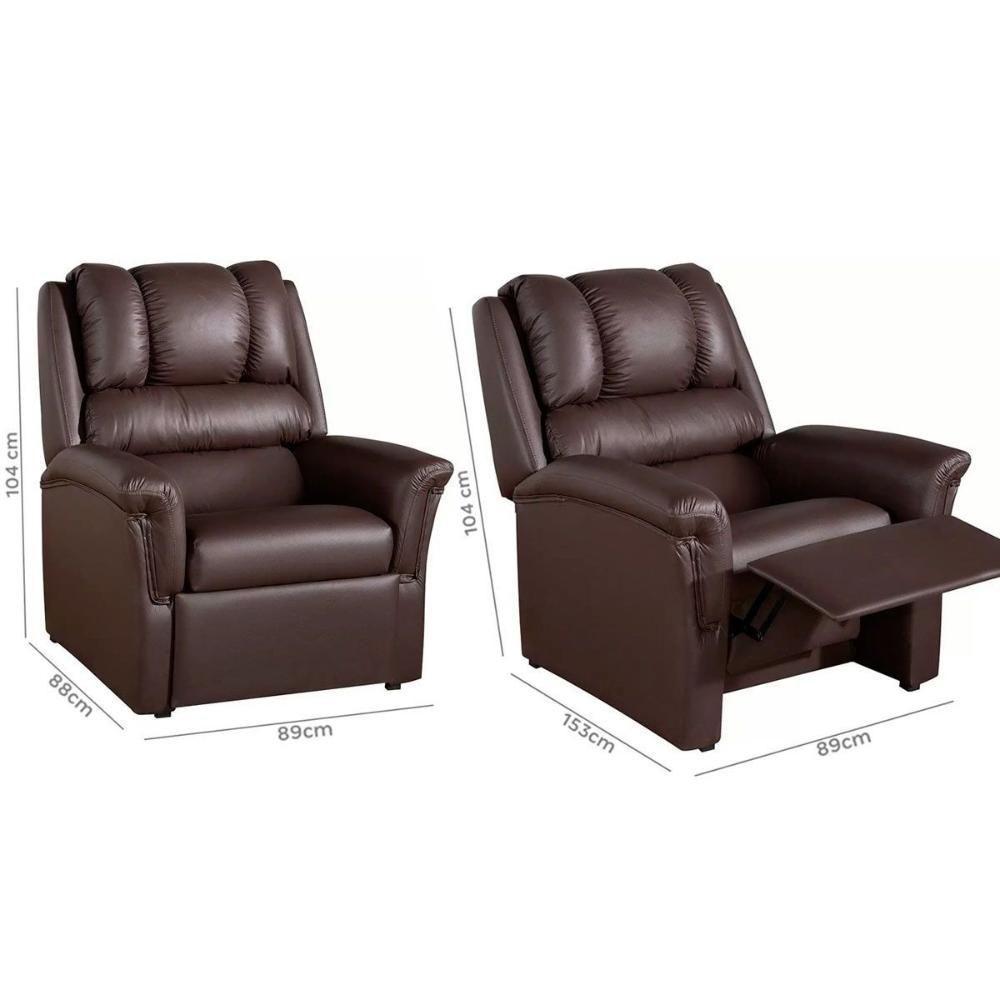 Poltronas De Amamentação Reclinável França Mitus Two Way Courano Bege - Probel - 2