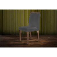 Kit 2 Cadeiras Sala Jantar Athenas Madeira 2 Un Capuccino-grafite - Rufato