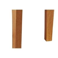 Mesa de Sala Jantar Londrina c/Tampo Madeirado Vidro Canto Reto 180x90cm Imbuia - Rufato - 2