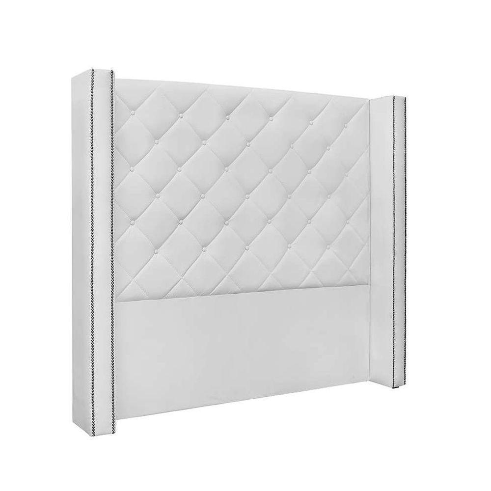 Cabeceira Queen 160 Cm Vicenza Corano Branco - Ssx Multicoisas - 1
