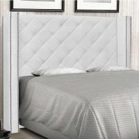 Cabeceira Queen 160 Cm Vicenza Corano Branco - Ssx Multicoisas - 4