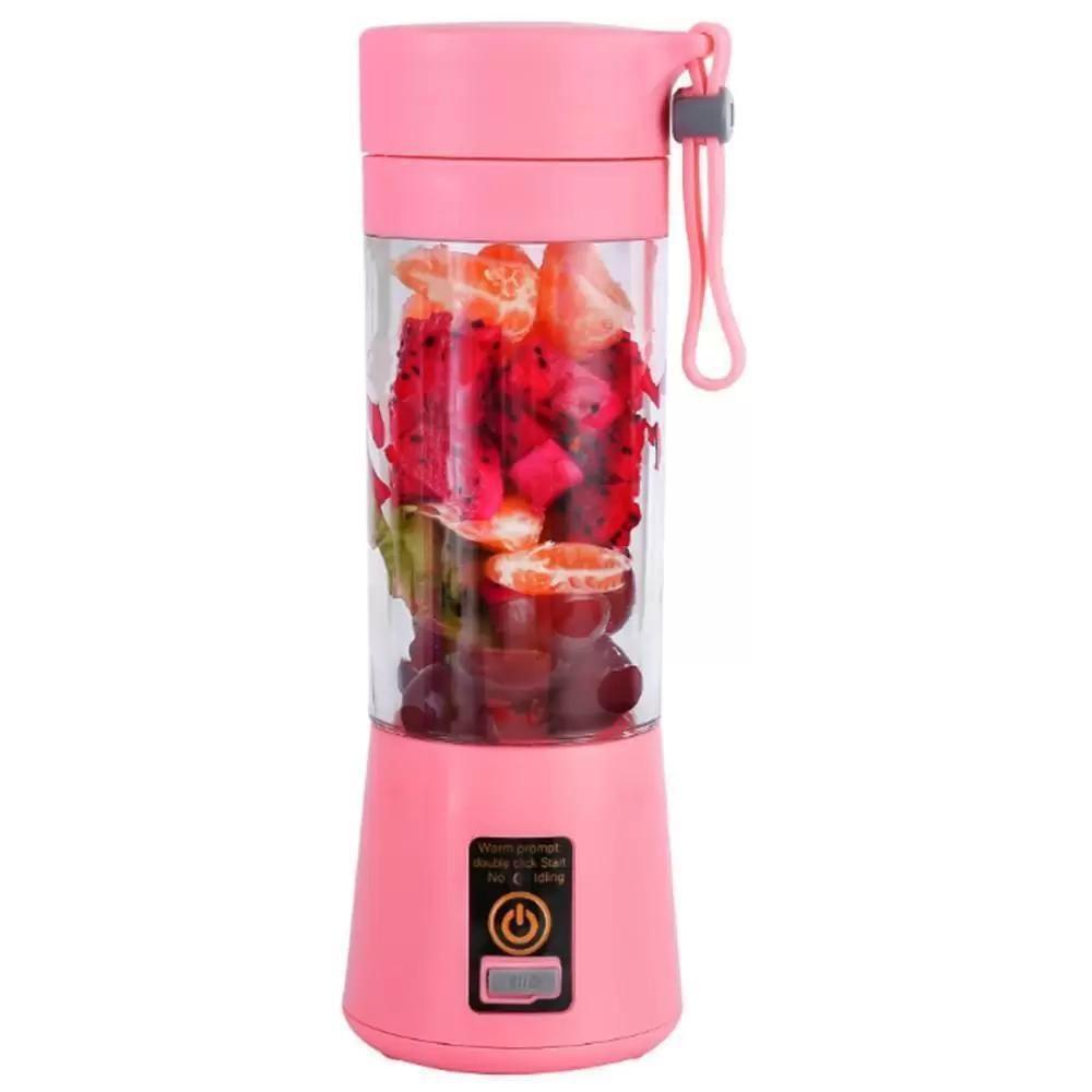 Mini Liquidificador Portátil Usb Recarregável Mixer (Rosa) - 6