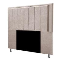 Cabeceira Opala Cama Box Queen 160cm Linho - Ssx Multicoisas Cor Capuccino
