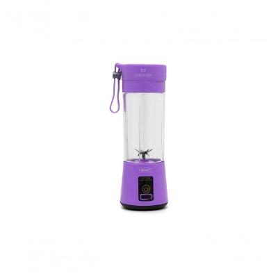 Mini Liquidificador Portátil Usb Elétrico 380Ml - Roxo