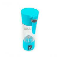 Mini Liquidificador Portátil Recarregável Usb 6 Lâminas Azul - 3