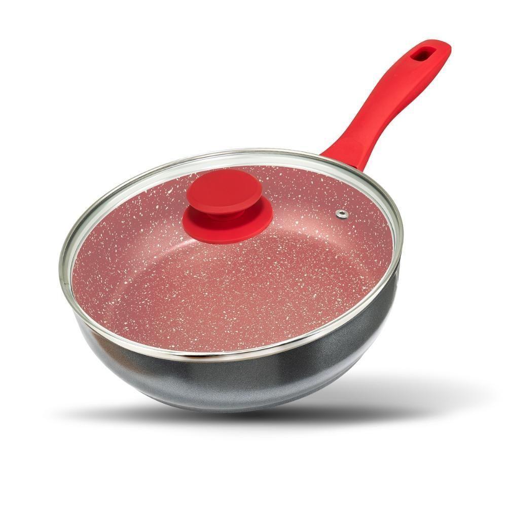 Panela Philco Redstone Com Tampa De Vidro 2,7 Litros Cinza Com Vermelho Pph240apr - 1