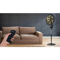 Ventilador De Coluna Mallory Chronos 40cm Preto E Dourado - 220v - 5