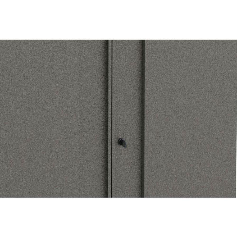 Balcão Multiuso p/Área Serviço Multibox Aço 2 Portas c/Chave c/Tampo 80cm Preto/Cinza - Telasul - 2