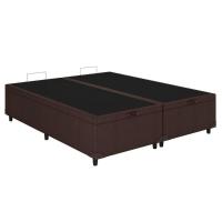 Cama Box Baú Casal Universal Courano Brown (138x188x35) - Costa Rica - 3