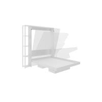 Cama Dobrável Multifuncional Articulada CM8014 Branco - Tecno Mobili - 9