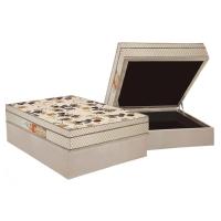 Cama Box Baú Casal: Colchão Anatômico Polar D28 / EP Orthoface Firme + Base CRC Suede Clean(138x188) - 1