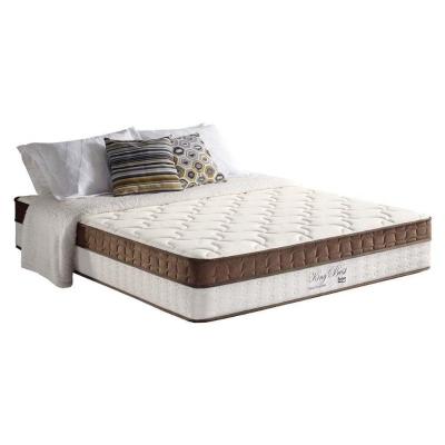 Colchão Queen Molas Ensacadas MasterPocket King Best Euro Pillow Brown (158x198x30) - Anjos