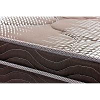 Cama Box Queen CRC + Colchão Ortopédico Light Ortobom + Cabeceira Dama Queen Size - Courano Cacau - 3