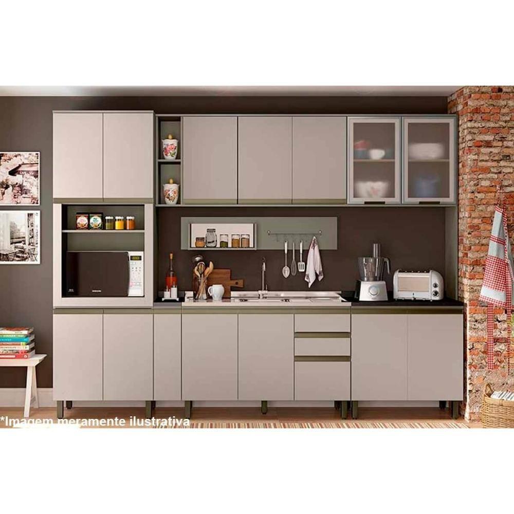 Nicho para Cozinha Aéreo Connect 20x67cm Duna - Henn - 3