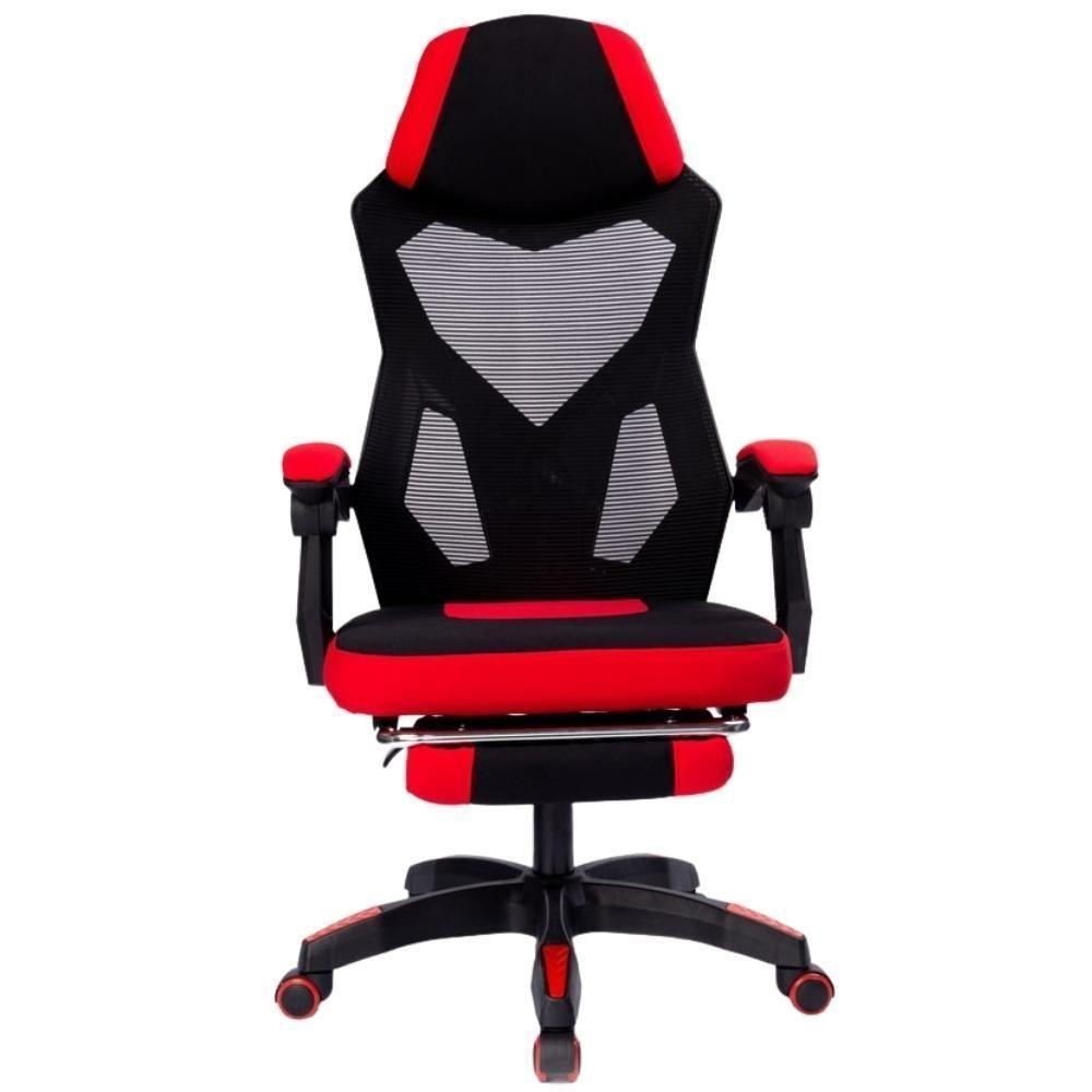 Cadeira De Escritório Com Rodinha Fortt Verona Vermelha - Cegf01-v - 4