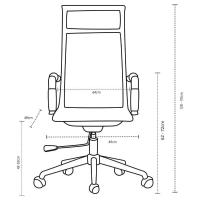 Cadeira De Escritório Esteirinha Base Cromada Com Rodinha Fortt Oslo Preta - Cef03-p - 6