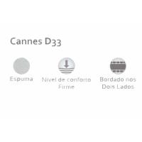 Cama Box Solteiro: Colchão Espuma D33 Herval Cannes + Base Crc Courano Clean(88x188) - 4