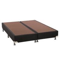 Cama Box Base Queen Americana Suede Nero Black (158x198x23) - Ortobom - 1