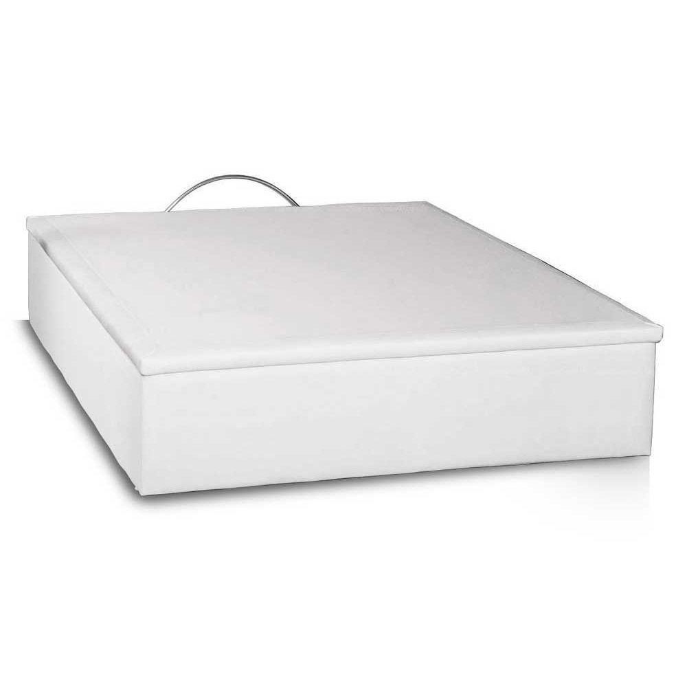 Cama Box Baú Casal Universal Courano White (138x188x35) - Ortobom - 5