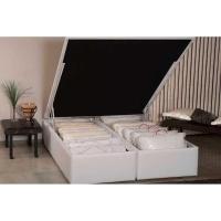 Cama Box Baú Casal Universal Courano White (138x188x35) - Ortobom - 3