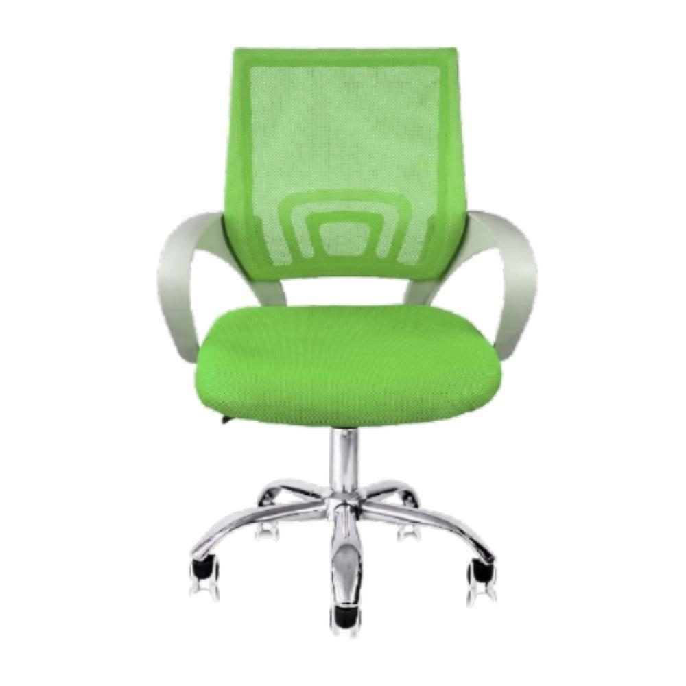 Cadeira De Escritório Secretária Base Cromada Com Rodinha Fortt Lisboa Verde - Csf02-vd - 6