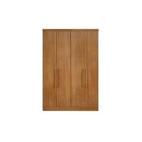 Modulado de Quarto Guarda Roupa Rizon c/ 4 Portas e 3 Gavetas Freijo Cumaru - Novo Horizonte - 1