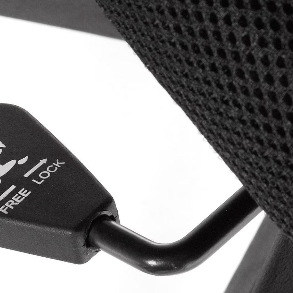 Cadeira De Escritório Secretária Base Cromada Com Rodinha Fortt Roma Preta - Csf06-p - 9