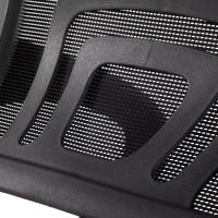 Cadeira De Escritório Secretária Base Cromada Com Rodinha Fortt Roma Preta - Csf06-p - 8