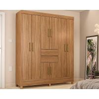 Guarda Roupa Solteiro 8 Portas e 2 Gavetas Munique Amêndola Touch - Demóbile - 1