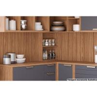 Armário Aéreo p/ Cozinha Eloise Porta Tempero 52 cm Freijo - MGM - 5