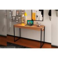 Mesa De Computador Industrial Me4160 Amêndoa-preto - Tecno Mobili - 1