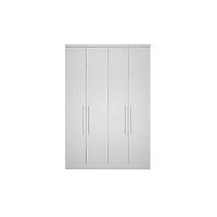 Modulado de Quarto Guarda Roupa Rizon c/ 4 Portas e 3 Gavetas Branco - Novo Horizonte - 1
