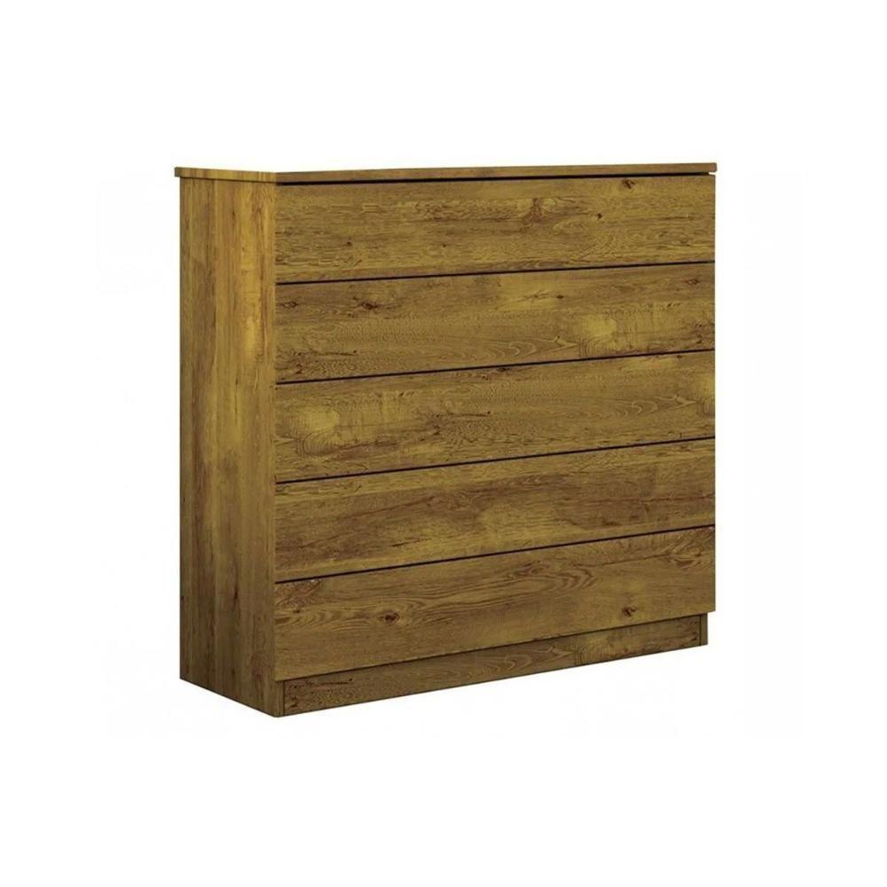 Cômoda de Quarto Premium c/ 5 Gavetas Neve - Tcil Móveis - 2